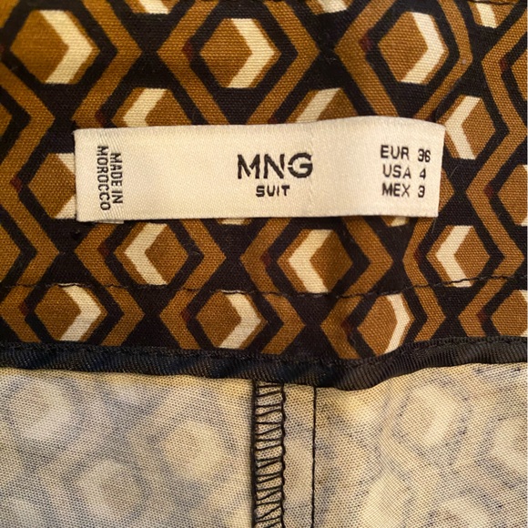 Mango MNG SUIT Skinny Trouser in Geometric Print - Picture 5 of 7